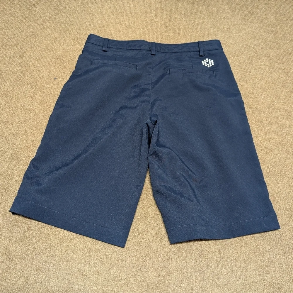 Puma Boys Juniors Navy Blue Golf Shorts Large